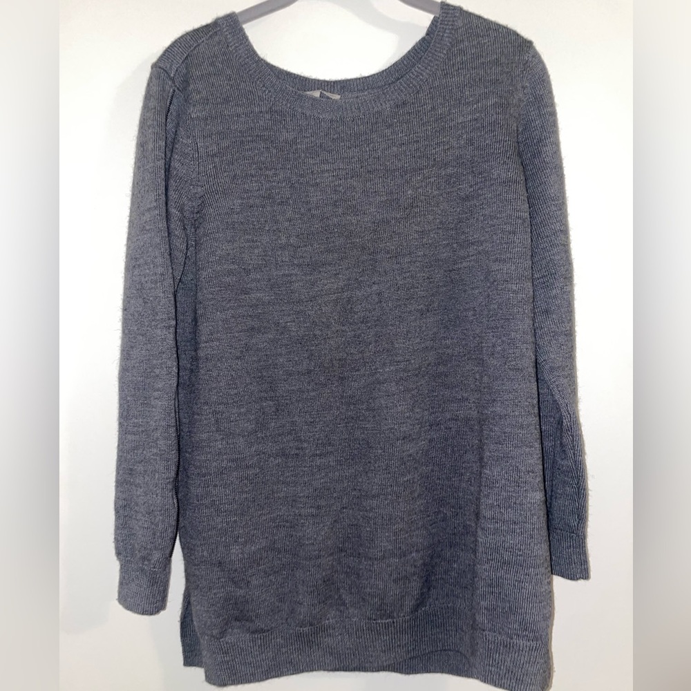 Halogen Charcoal knit Sweater pullover